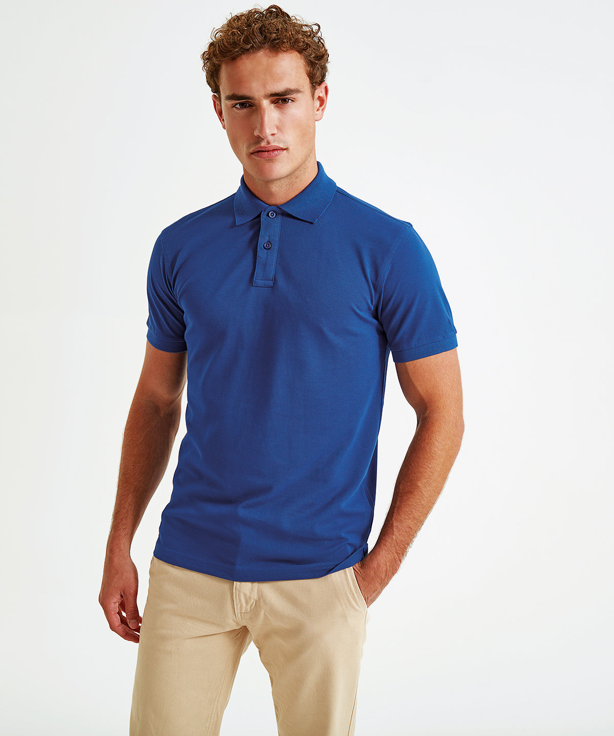 Men's AQ010 Classic Fit Polo Shirt