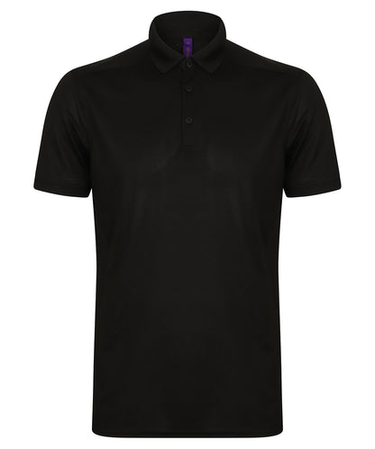 Stretch polo shirt with wicking finish (slim fit)