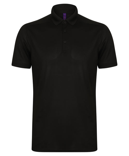 Stretch polo shirt with wicking finish (slim fit)