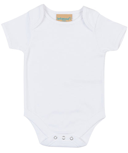 Short-sleeved bodysuit with envelope neck opening