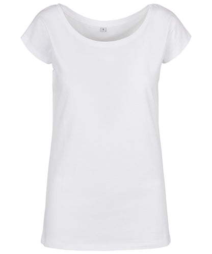 Women's wide neck tee
