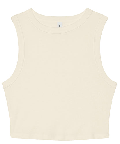 Women’s micro rib muscle crop tank
