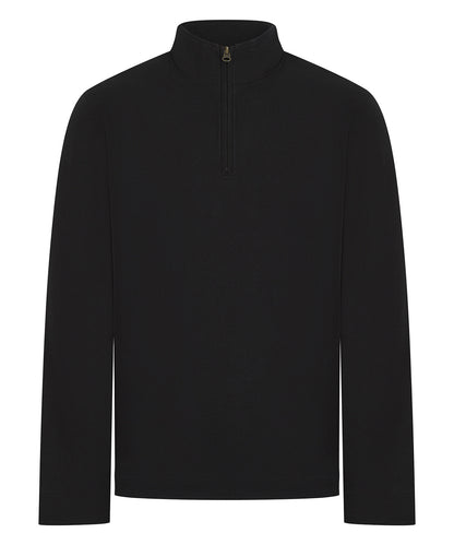 Premium piqué 1/4-zip top