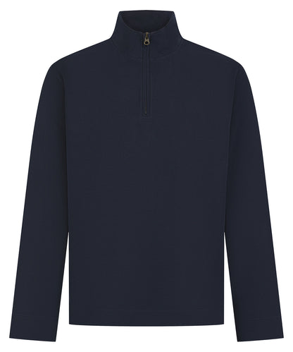 Premium piqué 1/4-zip top