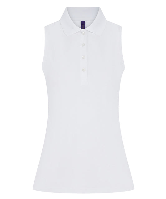 Women’s sleeveless Coolplus® polo shirt